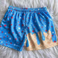 Adult-Kid-Multicolor Waffle Ice Cream Shorts