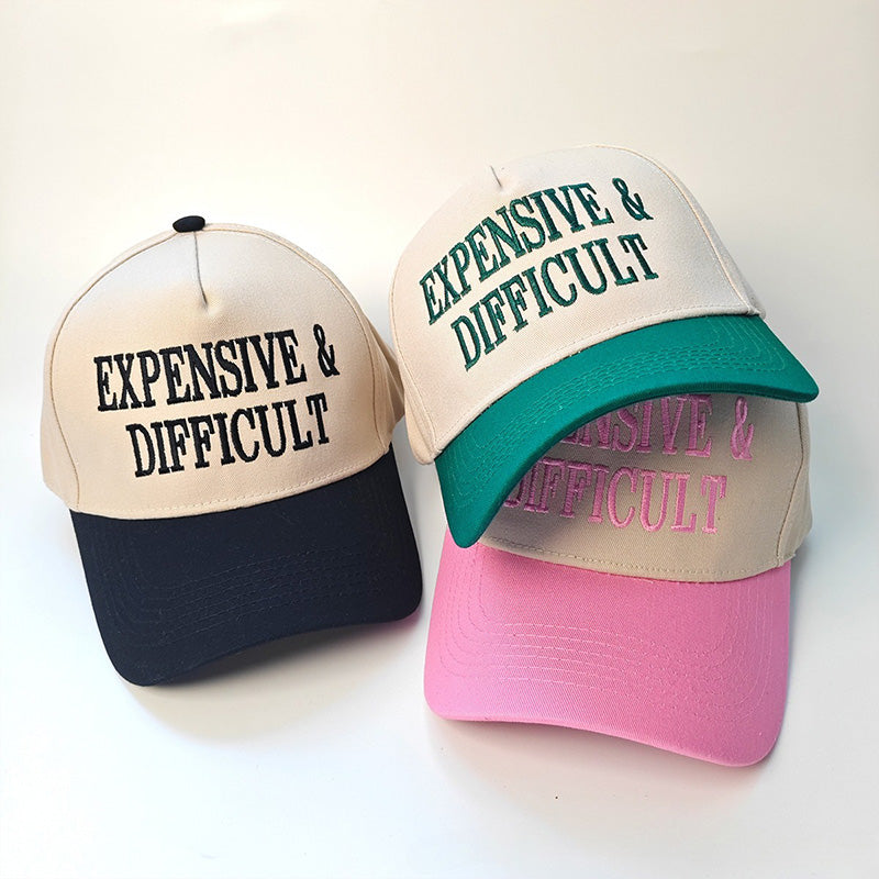 Expensive Difficult Embroidered Truck Hat