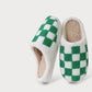 Checkered Cozy Slippers
