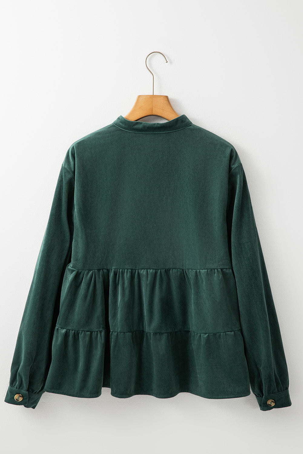 Retro Corduroy Buttoned Shirt