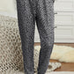 Leopard Elastic Waist Casual Joggers