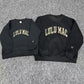 Patchwork Crewneck Sweatshirt Matching Outfits (KIDS)
