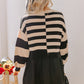 Two in One Knitted Top High Waist Splicing Hem Sweater Dress