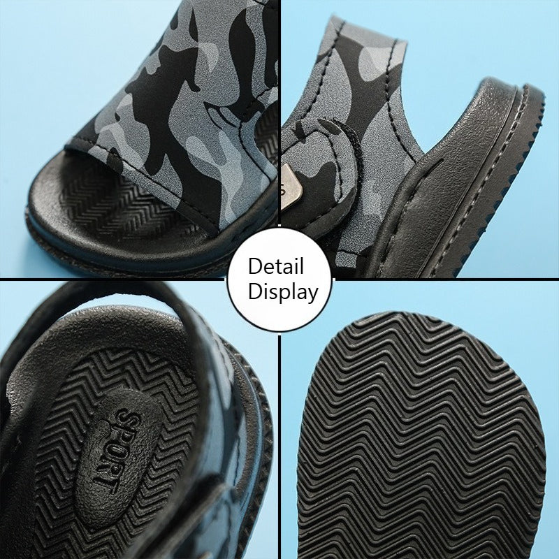 Children's Vagen Leather Beach Sandles