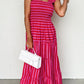 Flutter Sleeve Smocked Bodice Tiered Maxi Dress