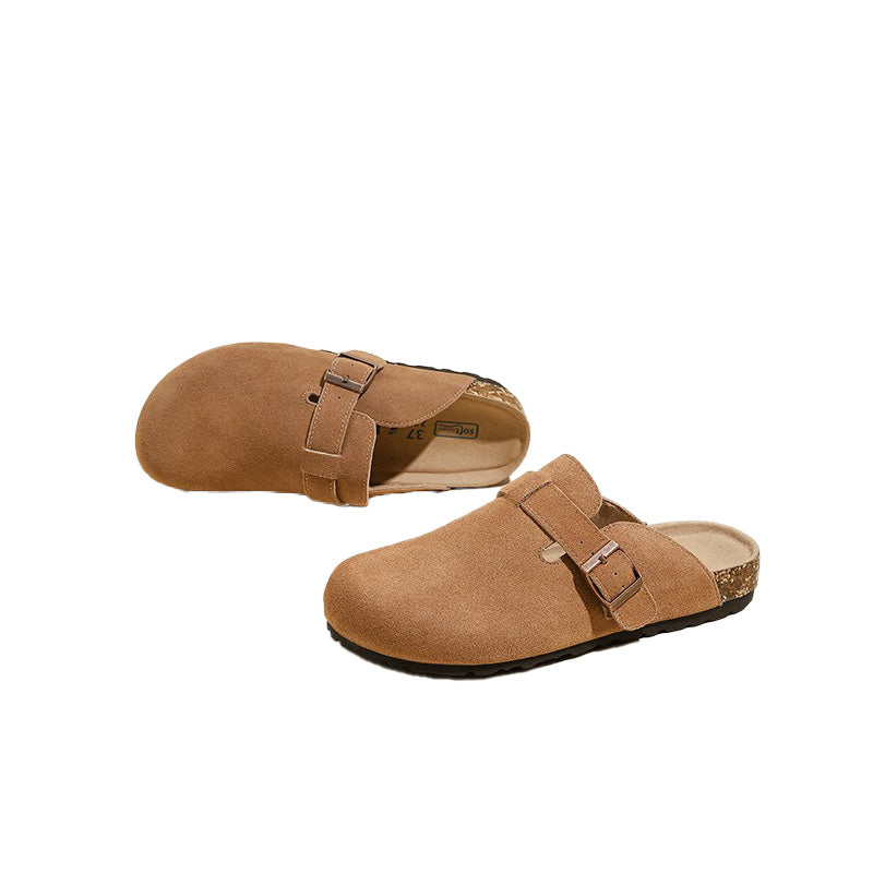 Classic Suede Cork Mules