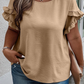 Plus Size Ruffled Short Sleeve Top