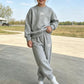 Kids Casual Tracksuit Set Long Sleeve Crewneck Sweatshirt and Jogger
