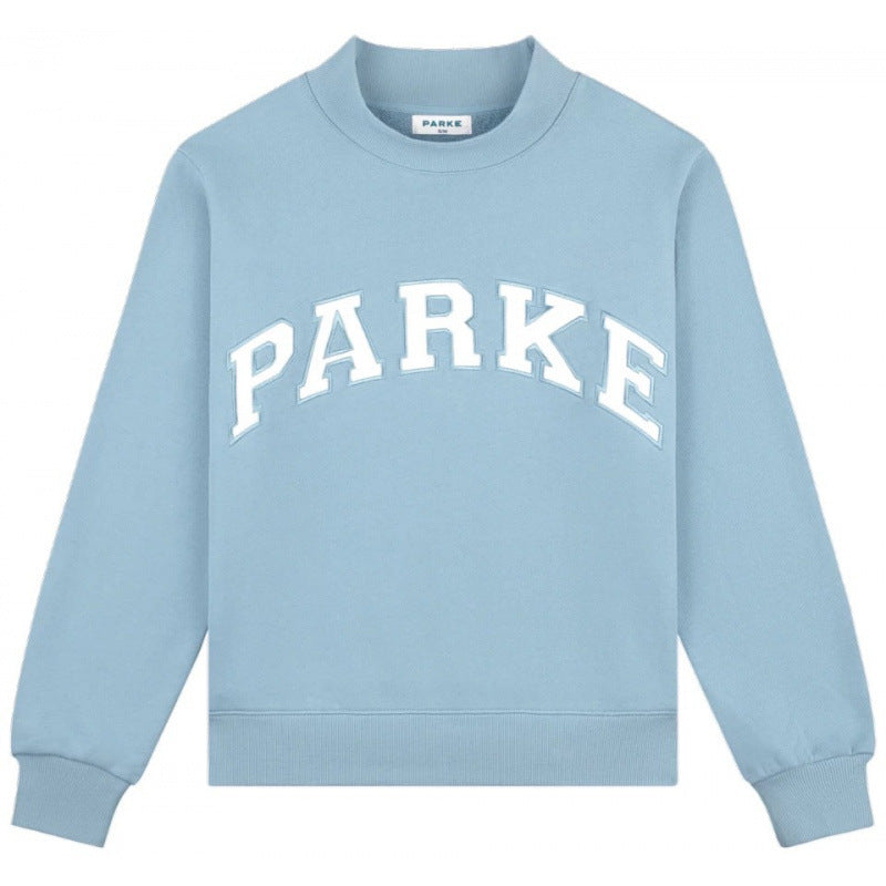 Light Blue Mockneck Sweatshirts