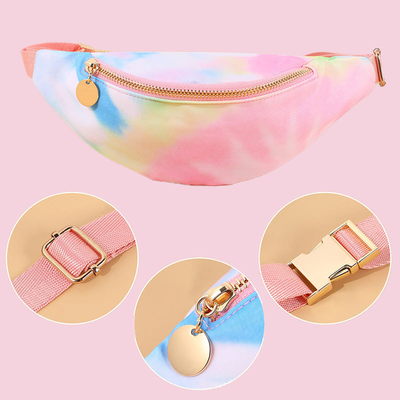 Kids' Vibrant Rainbow Waist Bag Sling Bag