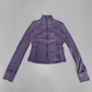 Slim Fit Full-Zip Athletic Yoga Jacket