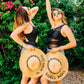 Women's Personalized Summer Straw Hat