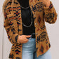 Western Aztec Pattern Fleece Shacket
