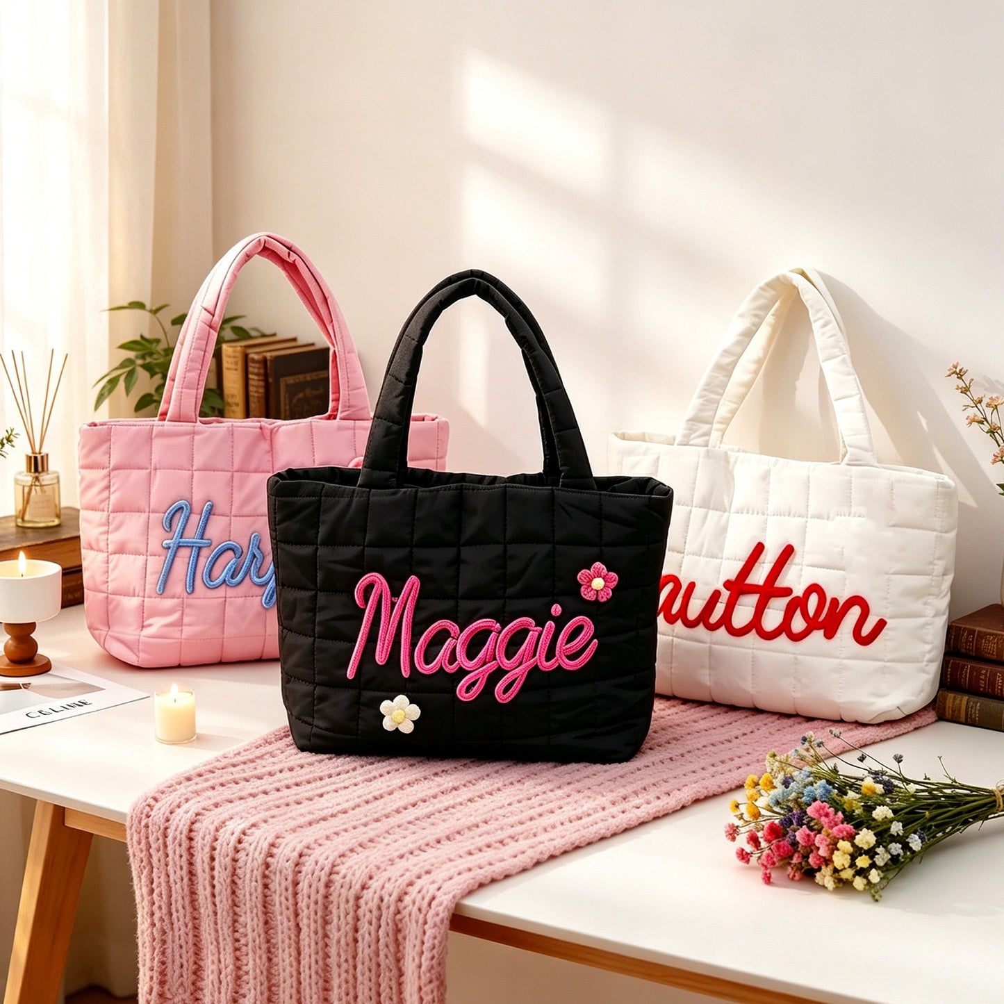 Custom Nylon Tote Bag
