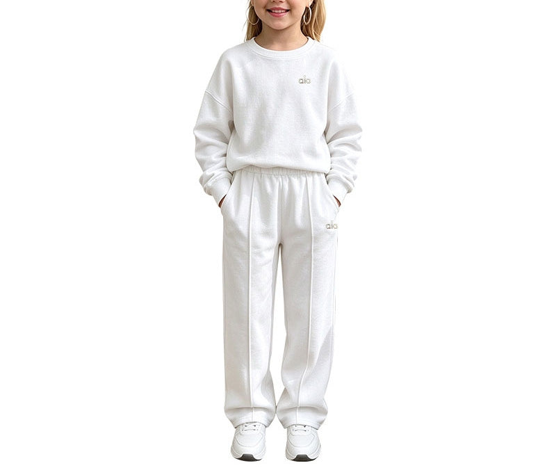 Kid's Athletic Sweatshirt & Jogger Pants 2-Piece Set