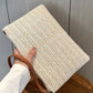 Straw Woven Wrist Strap Zipper Large Wallet