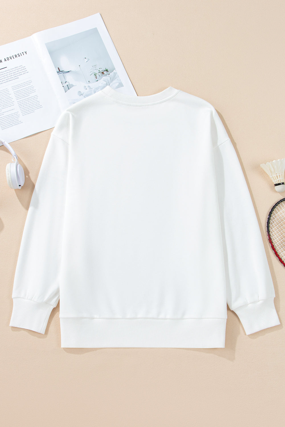 Tinsel Game Day Drop Shoulder Graphic Sweatshirt