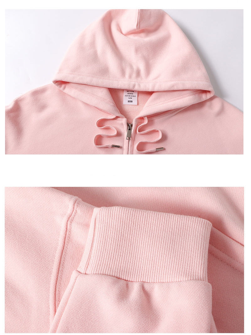 Yoga Full-Zip Cropped Hoodie