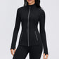 Define Jacket with Silver Zipper