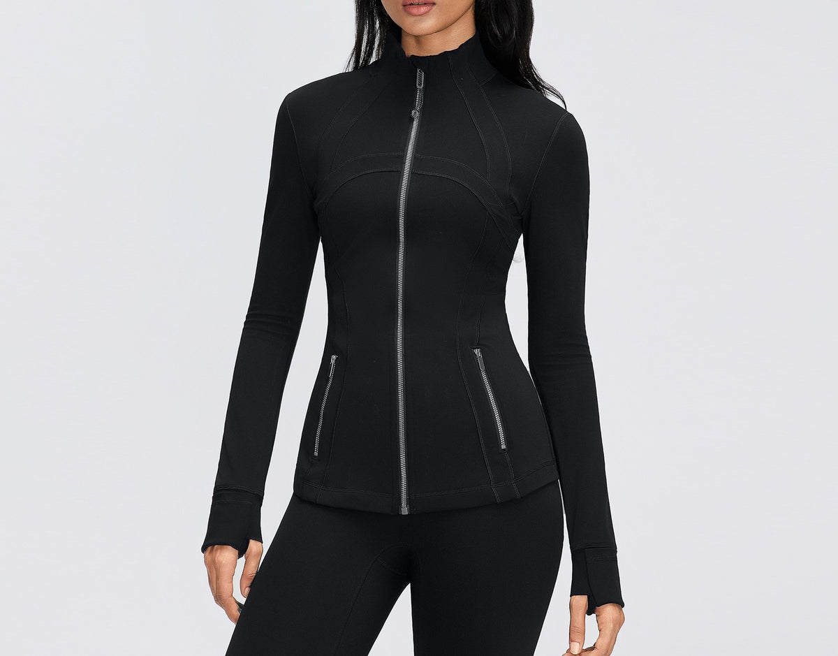 Define Jacket with Silver Zipper