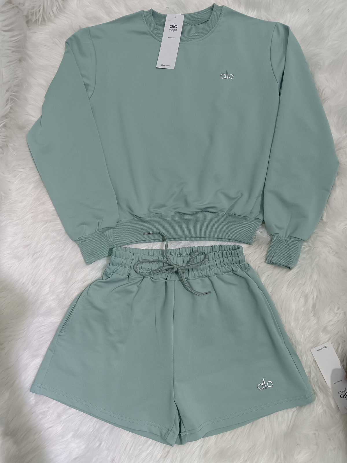 Women's Long-sleeved Sweatshirt + Shorts(WYSA27)