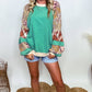 Paisley Patchwork Raglan Top