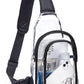 Wide Strap Zipper Crossbody Bag