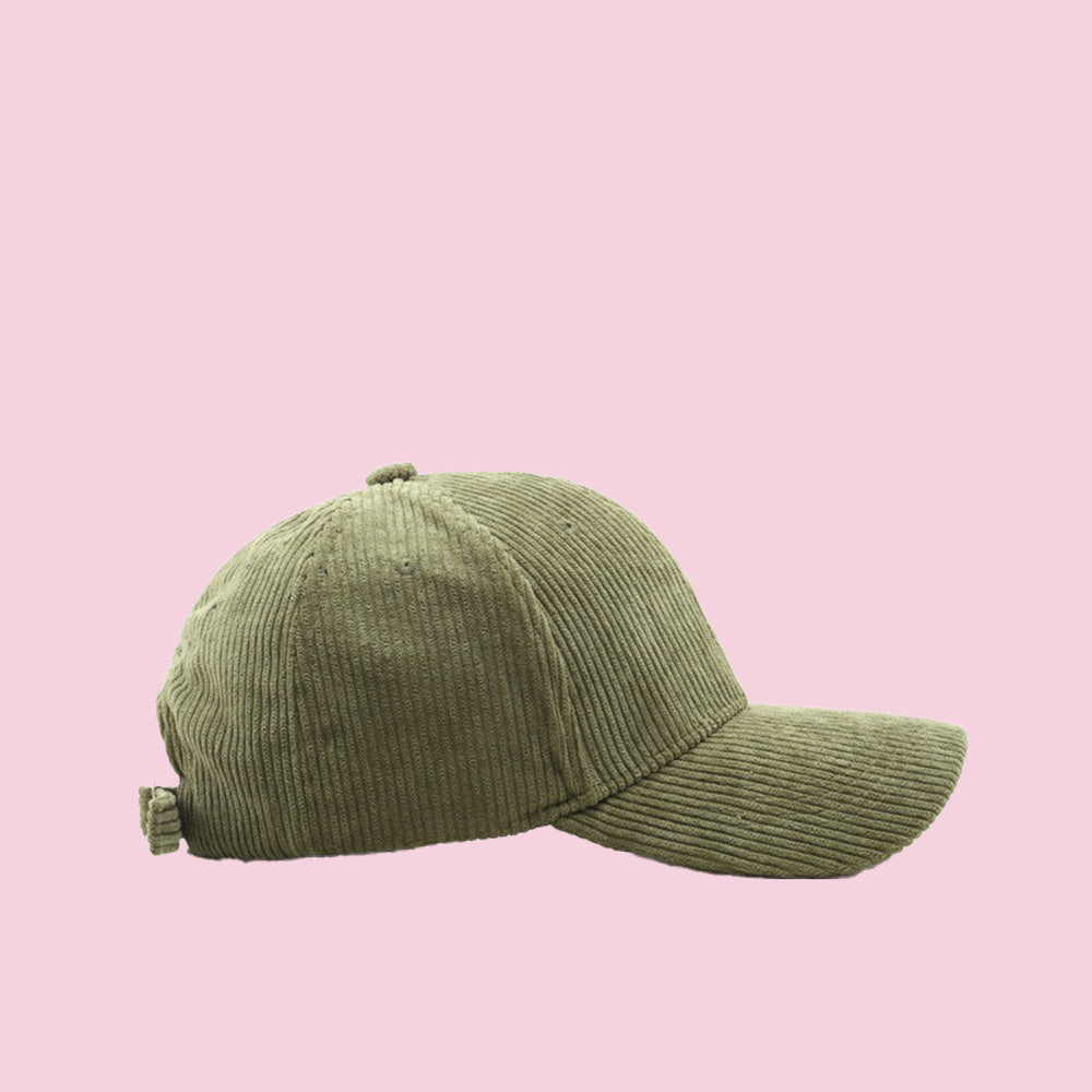 Custom Embroidered Corduroy Baseball Cap