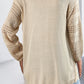 Solid Color Hollowed Knit Open Front Cardigan Sweater