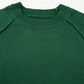 Raglan Sleeve Crew Neck Sweater