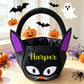 Custom Personalized Plush Pumpkin Trick-or-Treat Basket