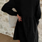 Collared Long Sleeve Mini Dress