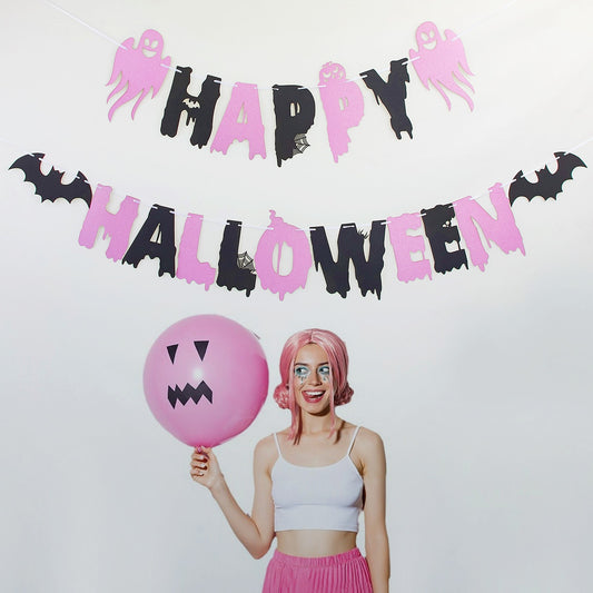 Happy Halloween Garland Banner