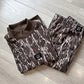 Women's Camo High-Neck Sweatshirt & Sweatpants Set