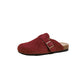 Classic Suede Cork Mules