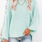 Ribbed Knit Dolman Sweater