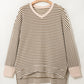 Textured Dolman Sleeve High Low Plus Size Top