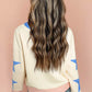 Game Day Sequin Letter Graphic Star Patched Colorblock Sweatshirt