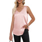 Deep V Neck Loose Tank Top