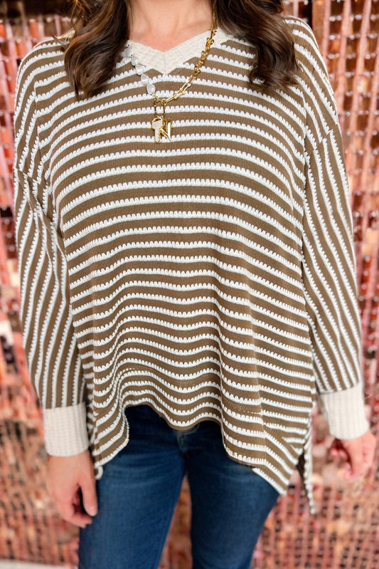 Textured Dolman Sleeve High Low Plus Size Top