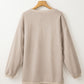 Western Cowgirl Graphic Corduroy Baggy Sweatshirt