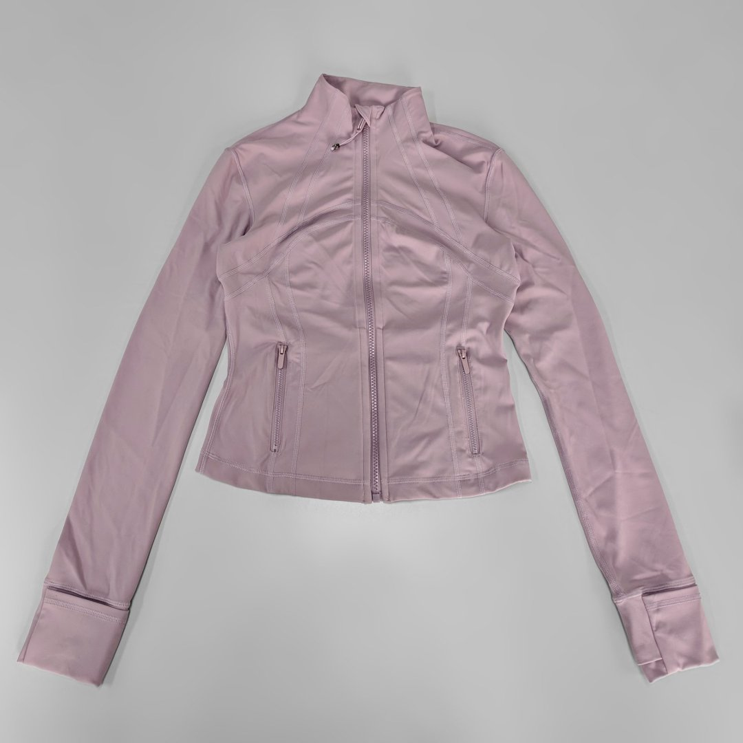 Slim Fit Full-Zip Athletic Yoga Jacket