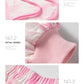 Pink Abstract Print Loose Hoodie Slim Shorts 2pcs Set