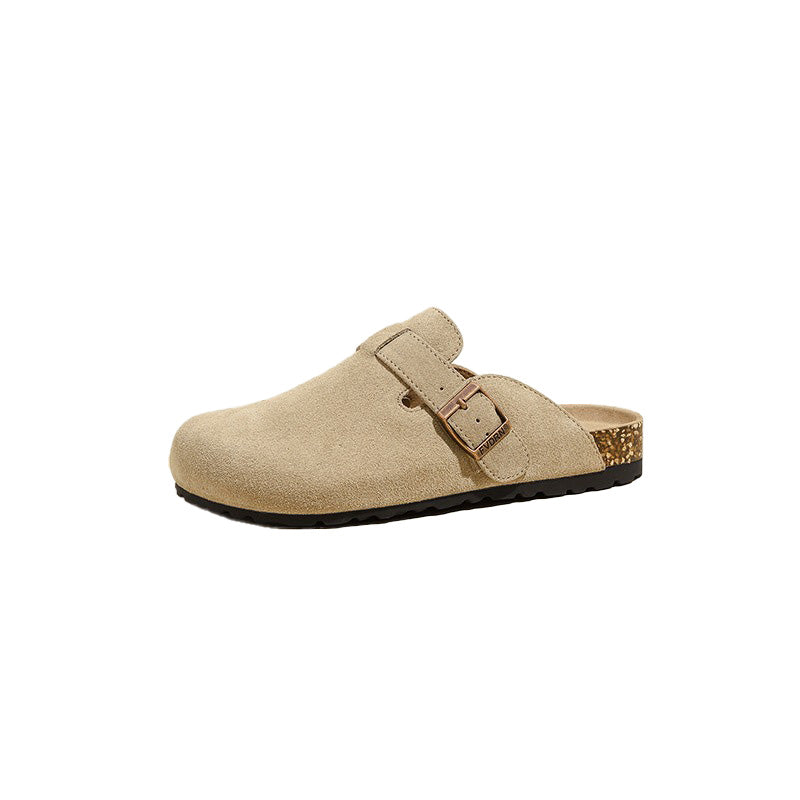 Classic Suede Cork Mules