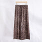 Polk Leopard Print Wide Leg Pants