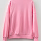 Striped Patchwork Zip Collar Pullover Sweatshirt