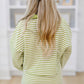 Collared V Neck Drop Shoulder Pullover and Skort 2pcs Outfit