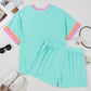 Plus Size Corded Knit Set