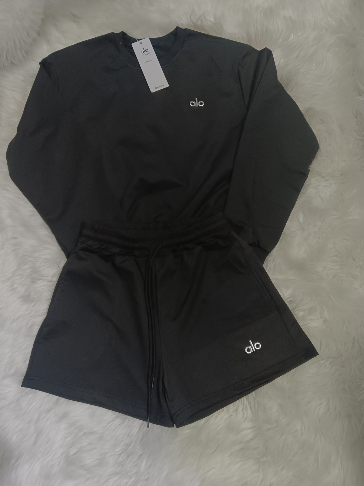 Women's Long-sleeved Sweatshirt + Shorts(WYSA27)