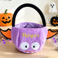 Custom Personalized Plush Pumpkin Trick-or-Treat Basket